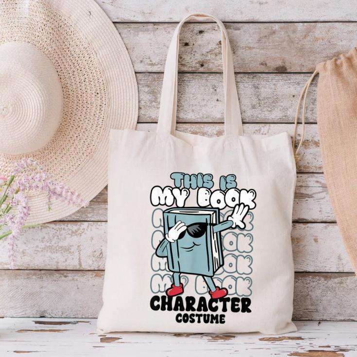This Is My Book Character Costume Reading Book Lover Canvas Tote Bag