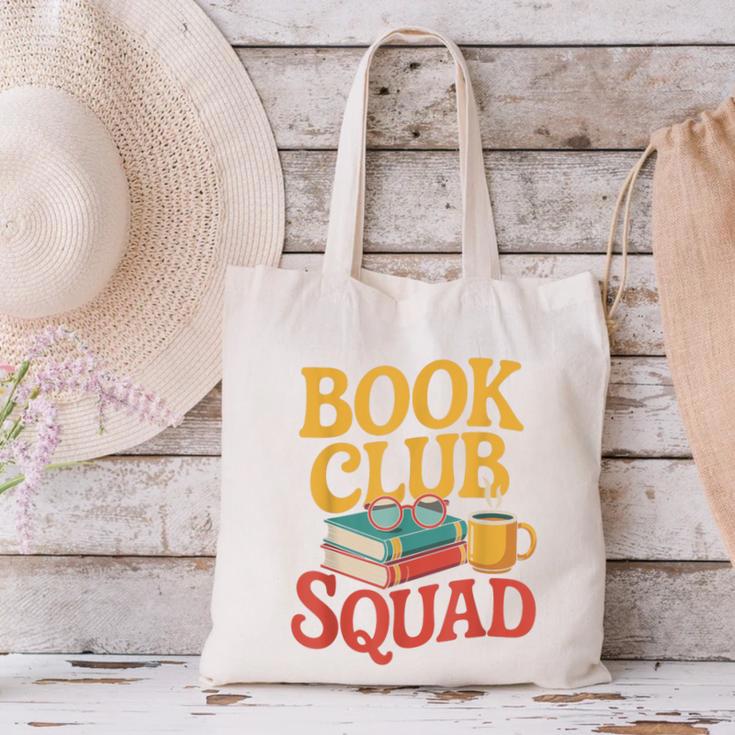 Book Club Squad Canvas Tote Bag