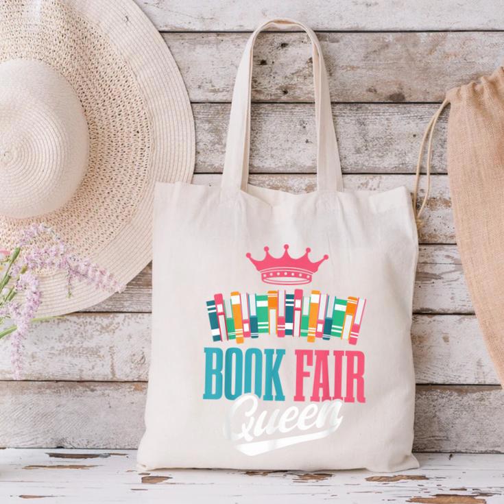 Book Fair Queen Canvas Tote Bag