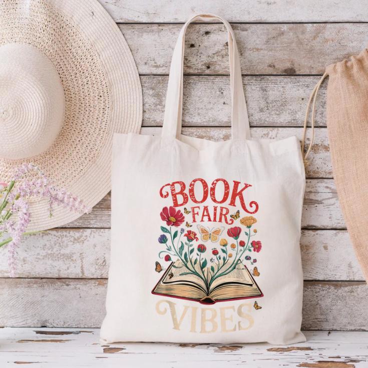 Book Fair Vibes Canvas Tote Bag Book Fair Vibes Canvas Tote Bag