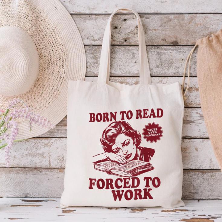 Book Readers Forced To Work Sadness Canvas Tote Bag