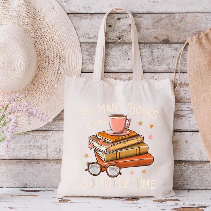 Book Reading Kafee Librarian Vele Books And Little Time Canvas Tote Bag