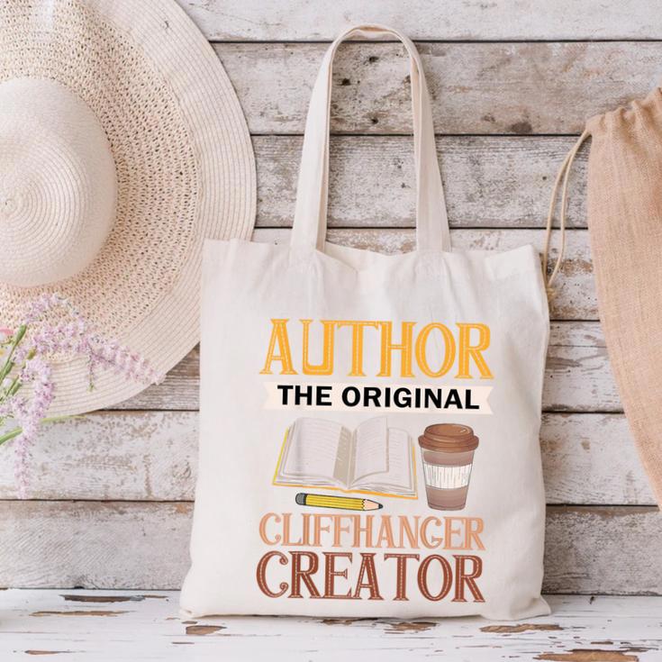 Book Writer Cliffhanger Creator Author Book Writing Novelist Canvas Tote Bag