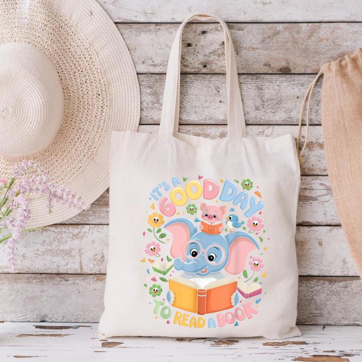 Books Lovers Kids Women Men It's A Good Day To Read A Book Canvas Tote Bag Books Lovers Kids Women Men It's A Good Day To Read A Book Canvas Tote Bag