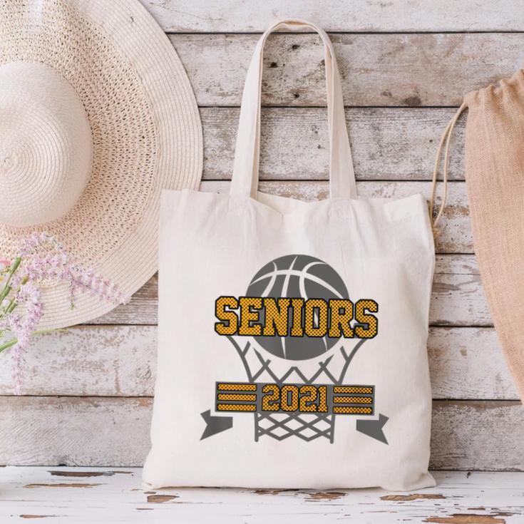 Boys Basketball Senior Class Of 2021 Teenage Graduation Canvas Tote Bag