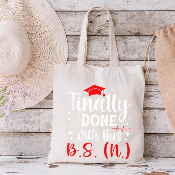 BSN Bachelor Of Science In Nursing Graduation Canvas Tote Bag