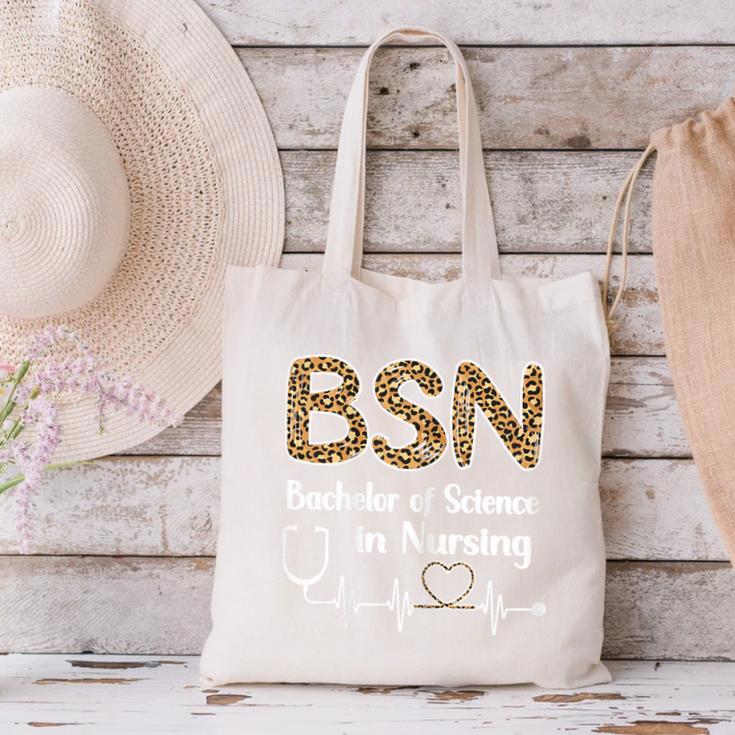 BSN Bachelor Of Science In Nursing Student Graduation Canvas Tote Bag