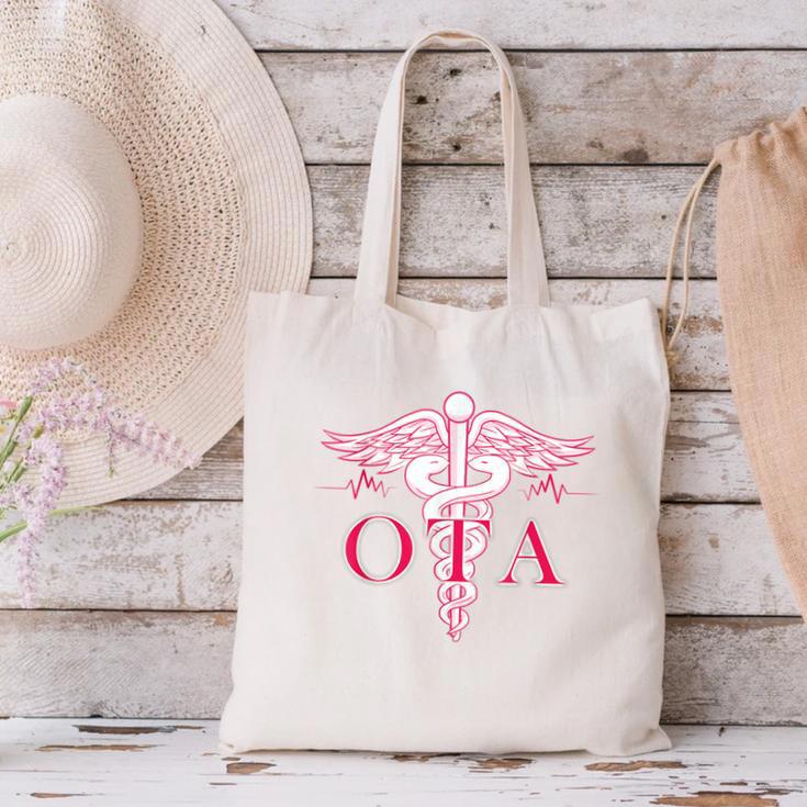 Caduceus Shirt Occupational Therapist Assistant Graduation Canvas Tote Bag