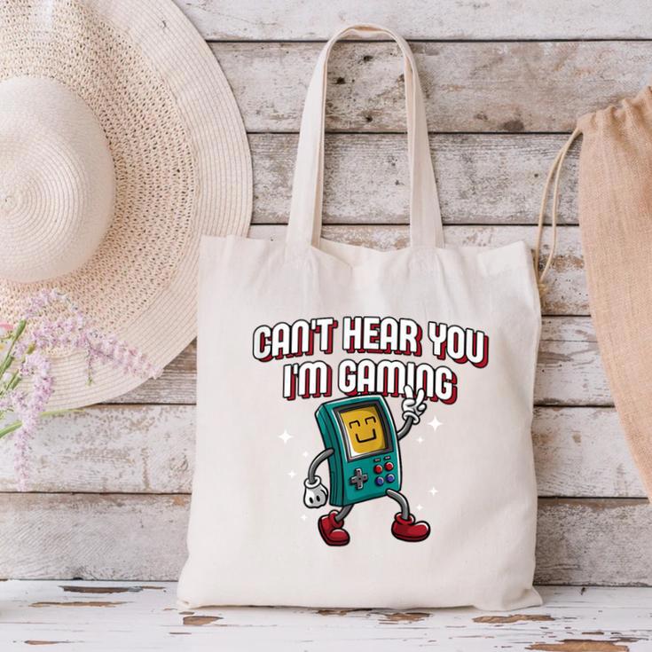 Cant Hear You Im Gaming Introvert Gamer Antisocial Canvas Tote Bag Cant Hear You Im Gaming Introvert Gamer Antisocial Canvas Tote Bag