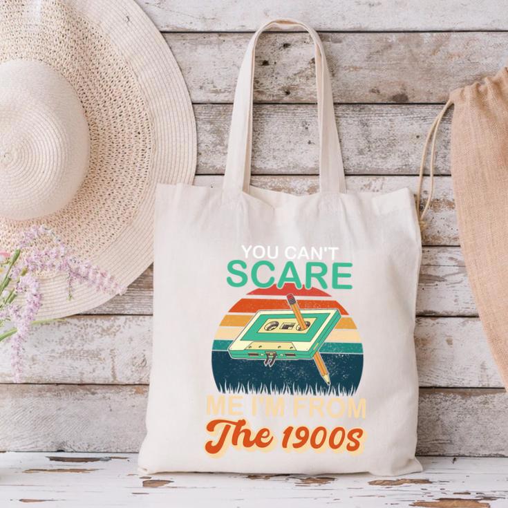 You Can't Scare Me I'm From The 1900s Retro Vintage Premium Tri-Blend Canvas Tote Bag You Can't Scare Me I'm From The 1900s Retro Vintage Premium Tri-Blend Canvas Tote Bag