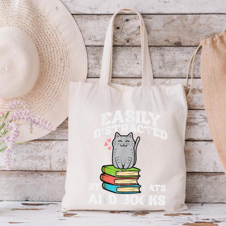 Cats And Books Read Reading Librarian Book Across America Canvas Tote Bag