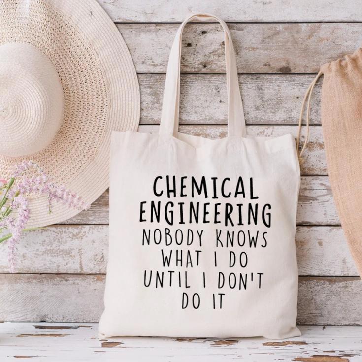 Chemical Engineer Chemical Engineering Graduation Canvas Tote Bag