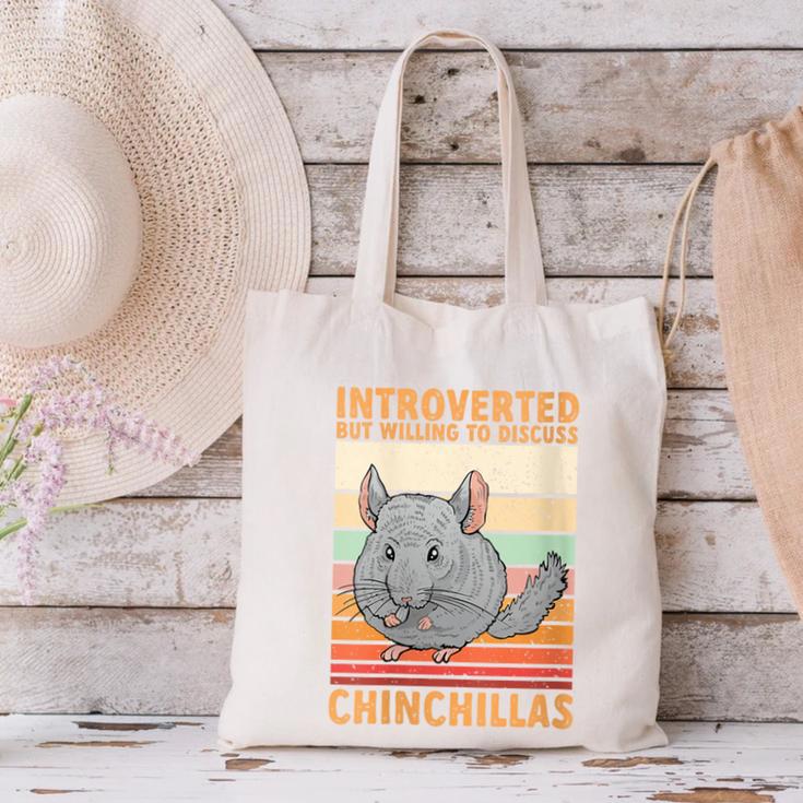 Chinchilla Owner Introvert Chinchilla Canvas Tote Bag Chinchilla Owner Introvert Chinchilla Canvas Tote Bag