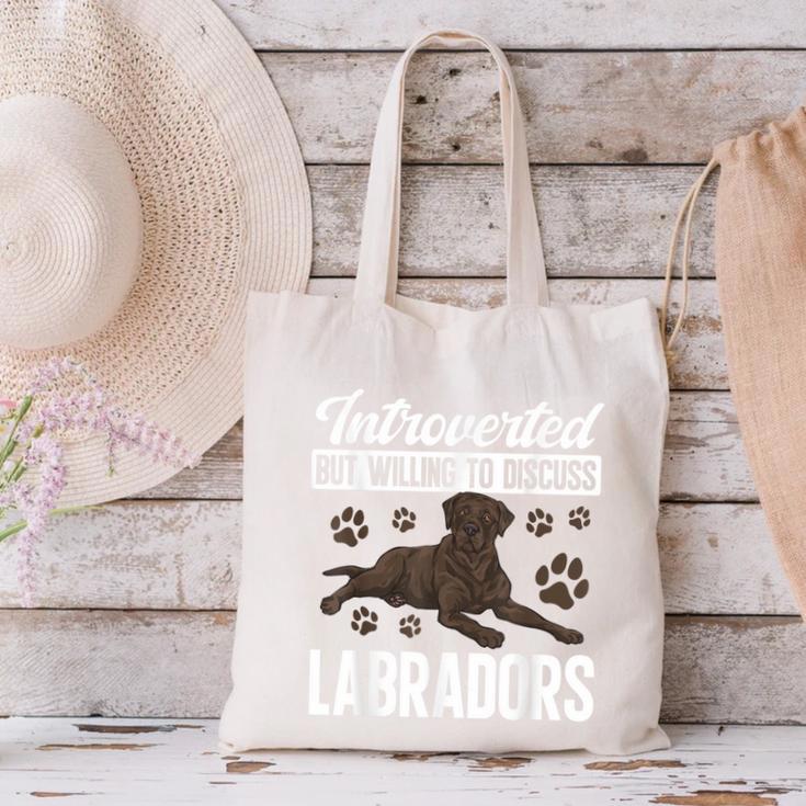 Chocolate Lab Dog Introvert Chocolate Labrador Retriever Canvas Tote Bag Chocolate Lab Dog Introvert Chocolate Labrador Retriever Canvas Tote Bag