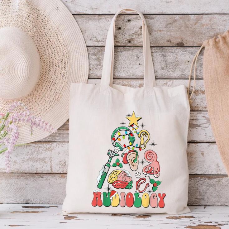 Christmas Audiology Tree Audiology Student Graduation Canvas Tote Bag