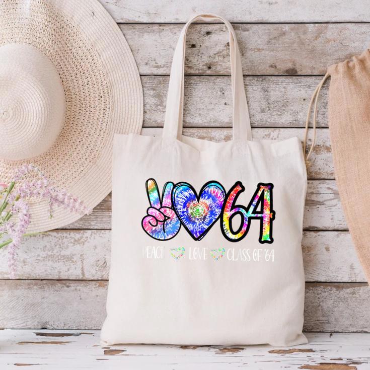 Class Of 1964 Shirt Tie Dye Senior Graduation Class Reunion Canvas Tote Bag