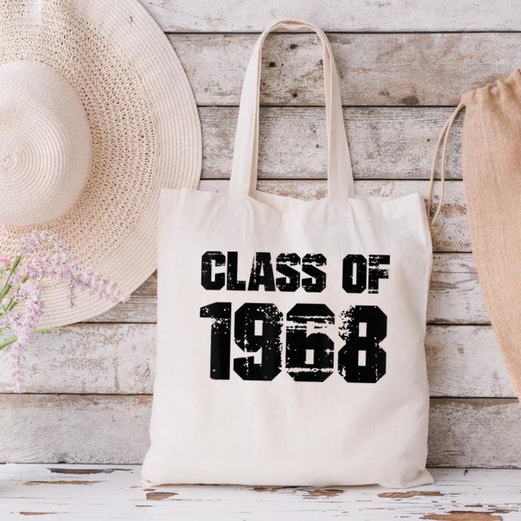 Class Of 1968 High School College Graduation Reunion Canvas Tote Bag