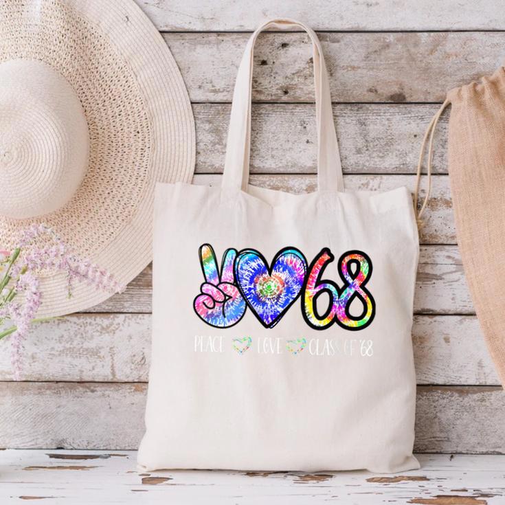 Class Of 1968 Shirt Tie Dye Senior Graduation Class Reunion Canvas Tote Bag