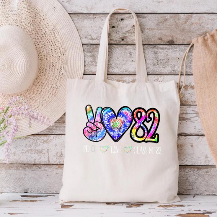 Class Of 1982 Shirt Tie Dye Senior Graduation Class Reunion Canvas Tote Bag