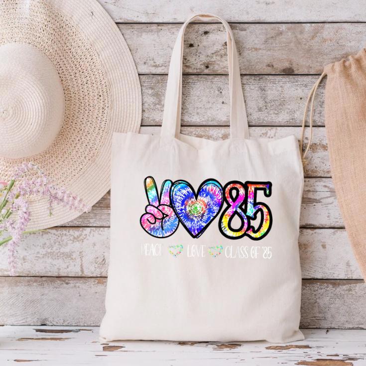 Class Of 1985 Shirt Tie Dye Senior Graduation Class Reunion Canvas Tote Bag