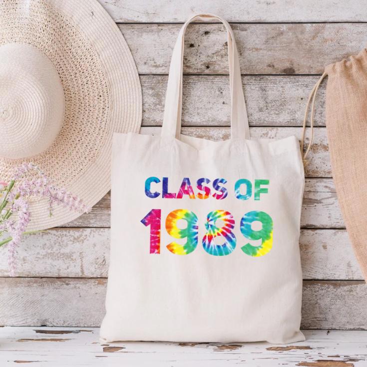 Class Of 1989 School Reunion College Highschool Graduation Canvas Tote Bag