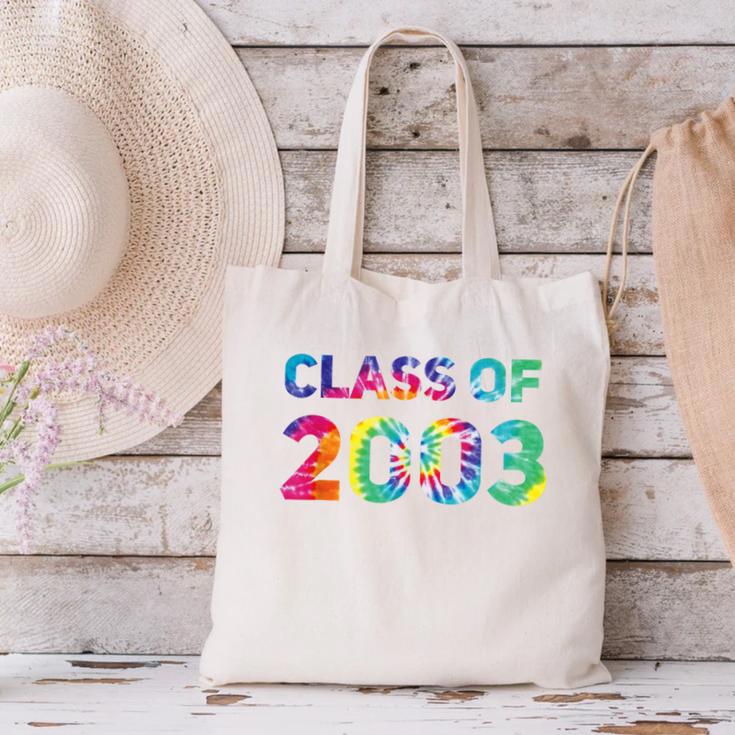 Class Of 2003 School Reunion College Highschool Graduation Canvas Tote Bag