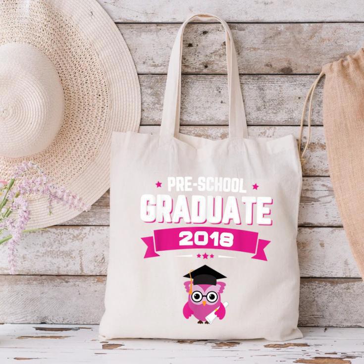 Class Of 2018 Preschool Graduation Girls Pre K Canvas Tote Bag