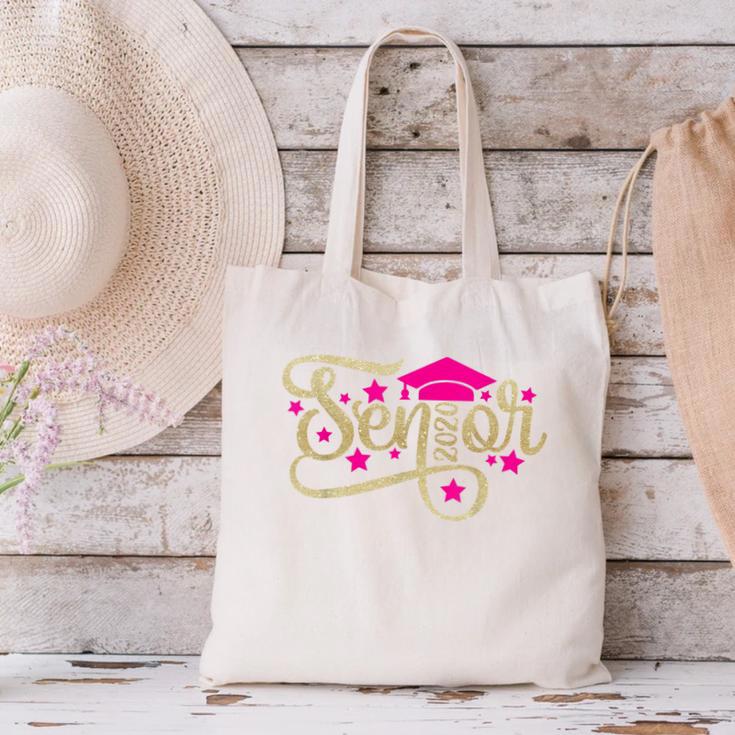 Class Of 2020 Girl Graduation SENIOR Class Of 2020 Canvas Tote Bag