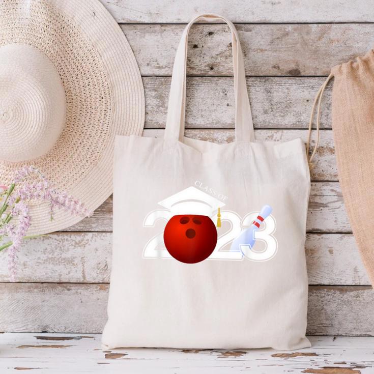 Class Of 2023 Graduation For Him Her Bowling Canvas Tote Bag
