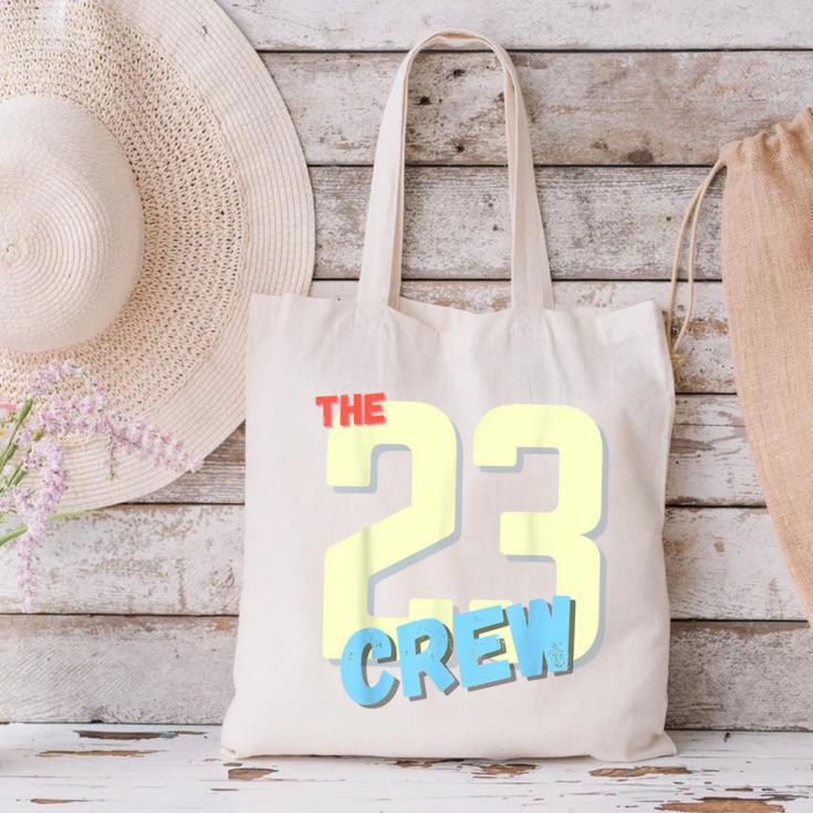 Class Of 2023 Seniors 23 Crew Senior Graduation Idea Canvas Tote Bag