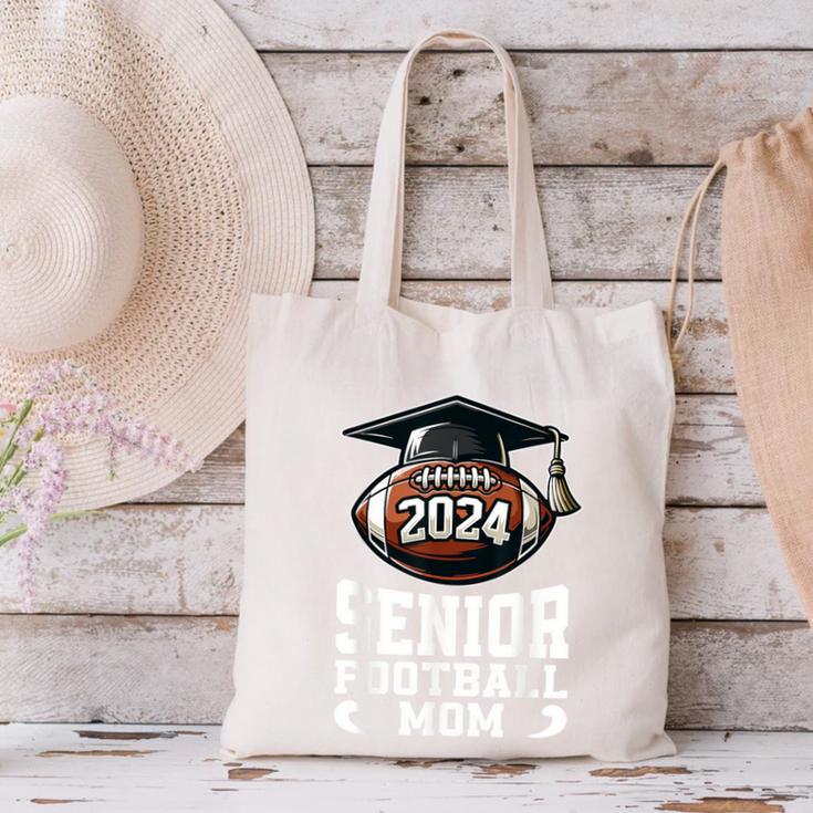 Class Of 2024 Graduation Senior Football Mom 2024 Canvas Tote Bag