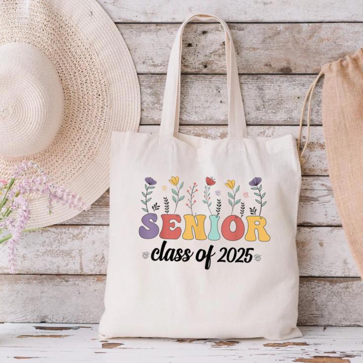 Class Of 2025 Senior 25 High School Graduation Canvas Tote Bag