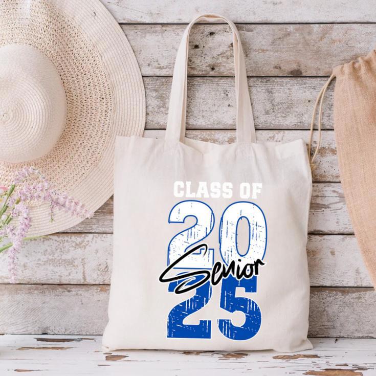 Class Of 2025 Senior Graduation 2025 Blue Canvas Tote Bag
