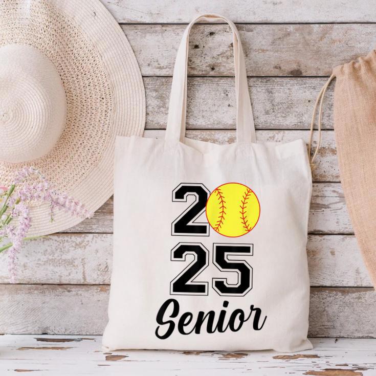 Class Of 2025 Softball Senior Graduation Graduate Women Canvas Tote Bag