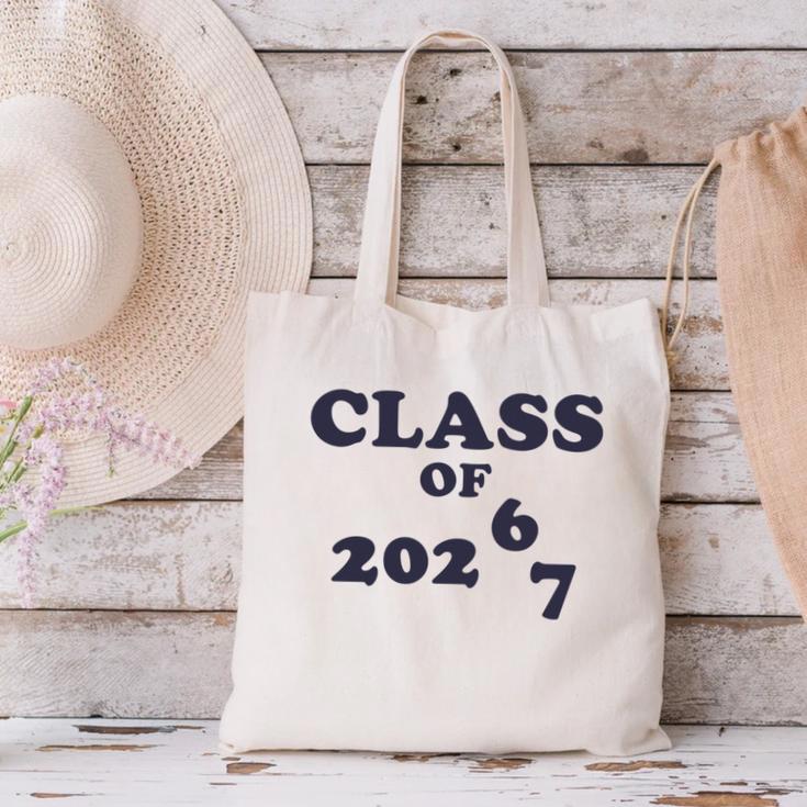 Class Of 2026 Graduation So Done Grade Middle High School Canvas Tote Bag