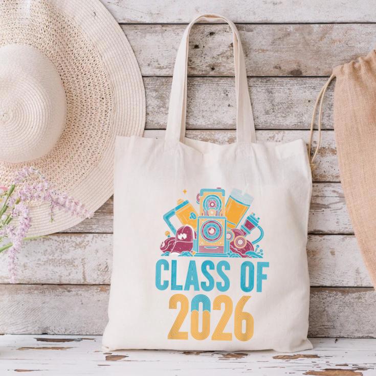Class Of 2026 Retro Graduation Memory Nostalgia For Seniors Canvas Tote Bag