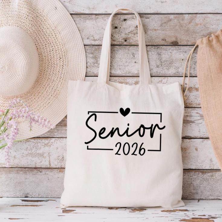 Class Of 2026 Senior 2026 Back To School Graduation 2026 Canvas Tote Bag