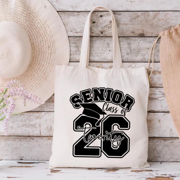 Class Of 2026 Senior 2026 Graduation Canvas Tote Bag