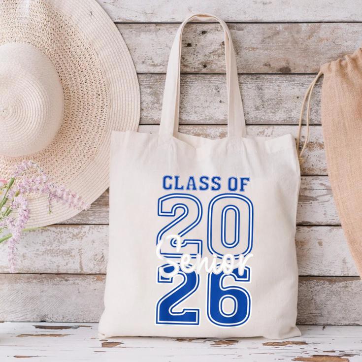 Class Of 2026 Senior Retro Graduation 2026 First Day Vintage Canvas Tote Bag