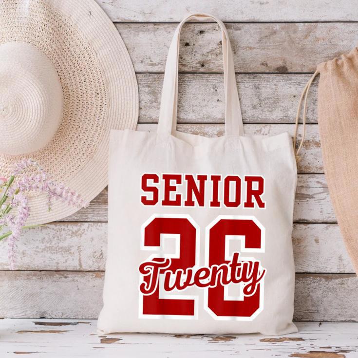 Class Of 2026 Senior 2026 Senior Twenty 26 Graduation Men Canvas Tote Bag