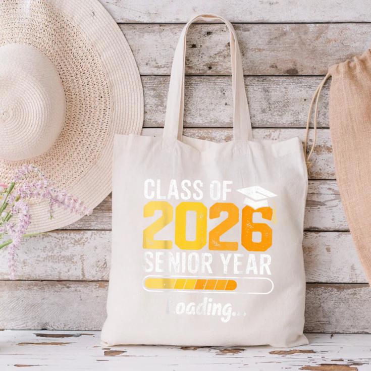 Class Of 2026 Senior Year Loading Senior 2026 Graduation Canvas Tote Bag