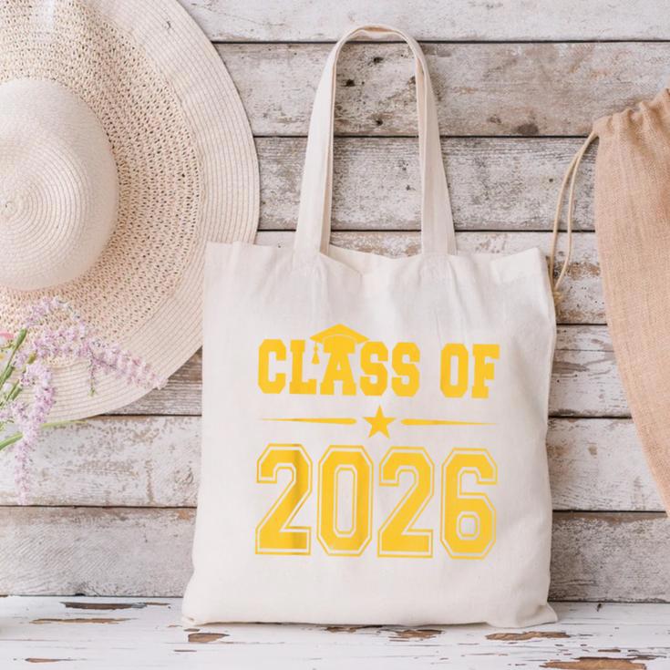 Class Of 2026 Shirt Graduation Canvas Tote Bag