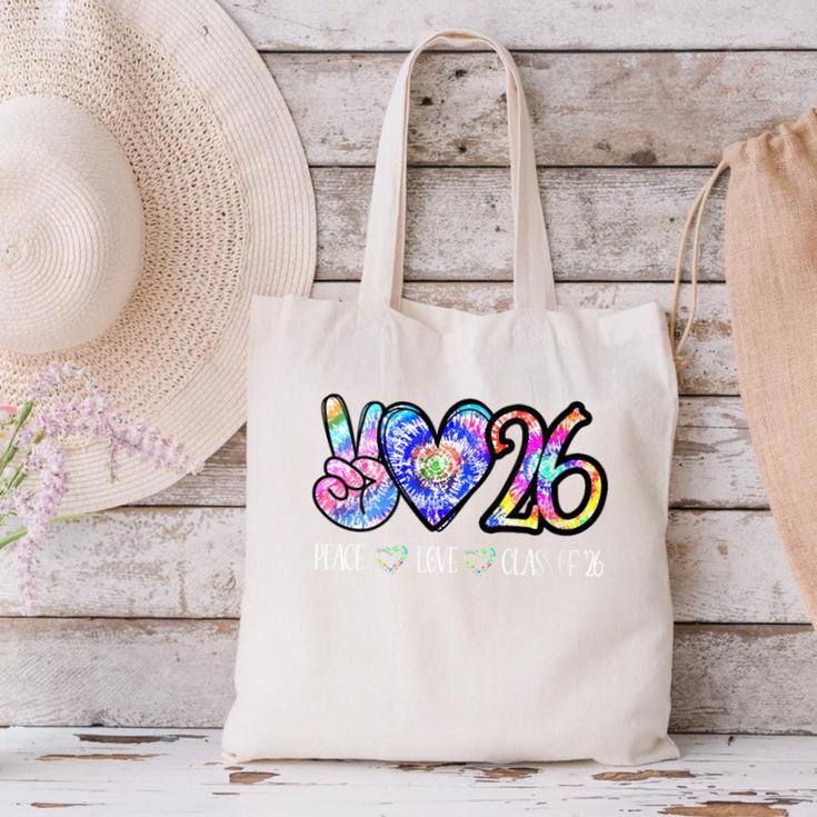 Class Of 2026 Shirt Tie Dye Senior Graduation Class Reunion Canvas Tote Bag