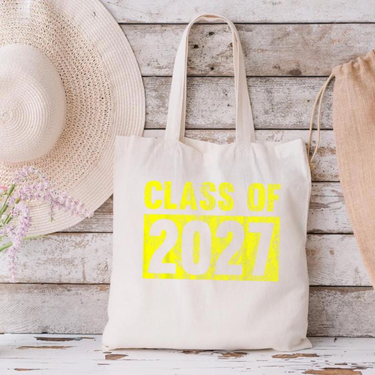 Class Of 2027 Future Graduation Tee T-Shirt Canvas Tote Bag