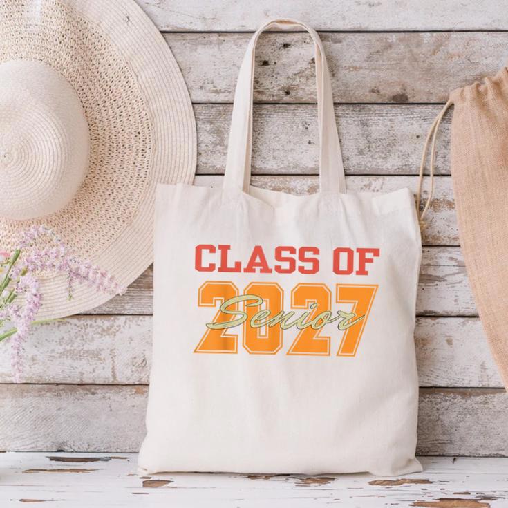 Class Of 2027 Graduation Senior Back To School 2026 Graduat Canvas Tote Bag