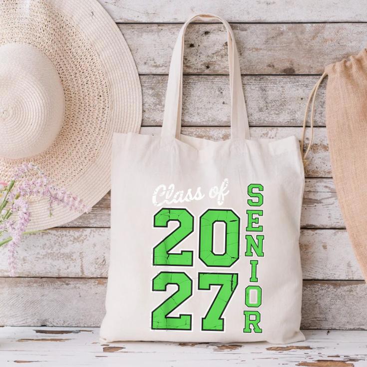 Class Of 2027 Senior 27 High School Graduation Senior 2027 Canvas Tote Bag