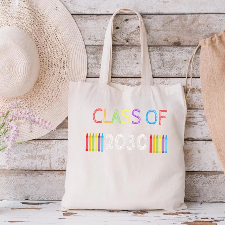 Class Of 2030 Graduation Shirt Men Women Boys Girls Cute Canvas Tote Bag
