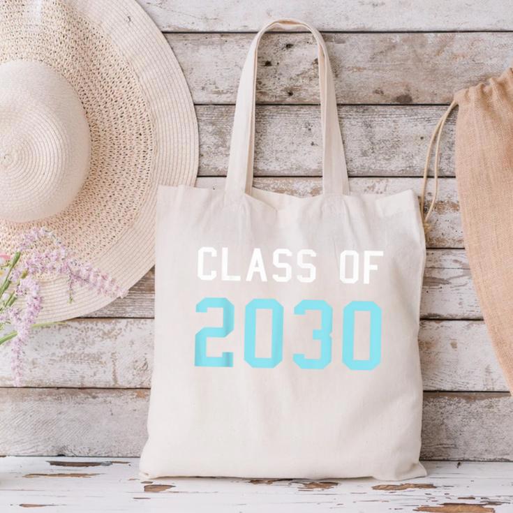 Class Of 2030 Graduation T-Shirt Canvas Tote Bag