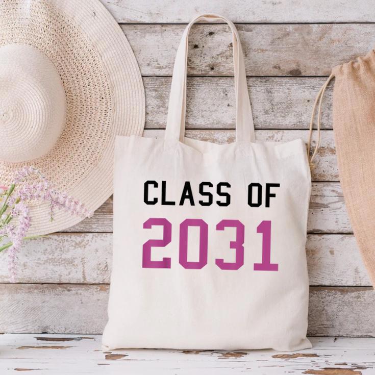 Class Of 2031 Graduation T-Shirt Canvas Tote Bag
