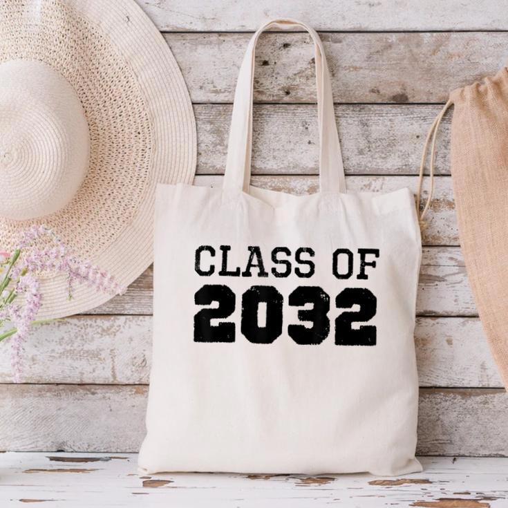 Class Of 2032 Future Graduation Vintage T-Shirt Canvas Tote Bag
